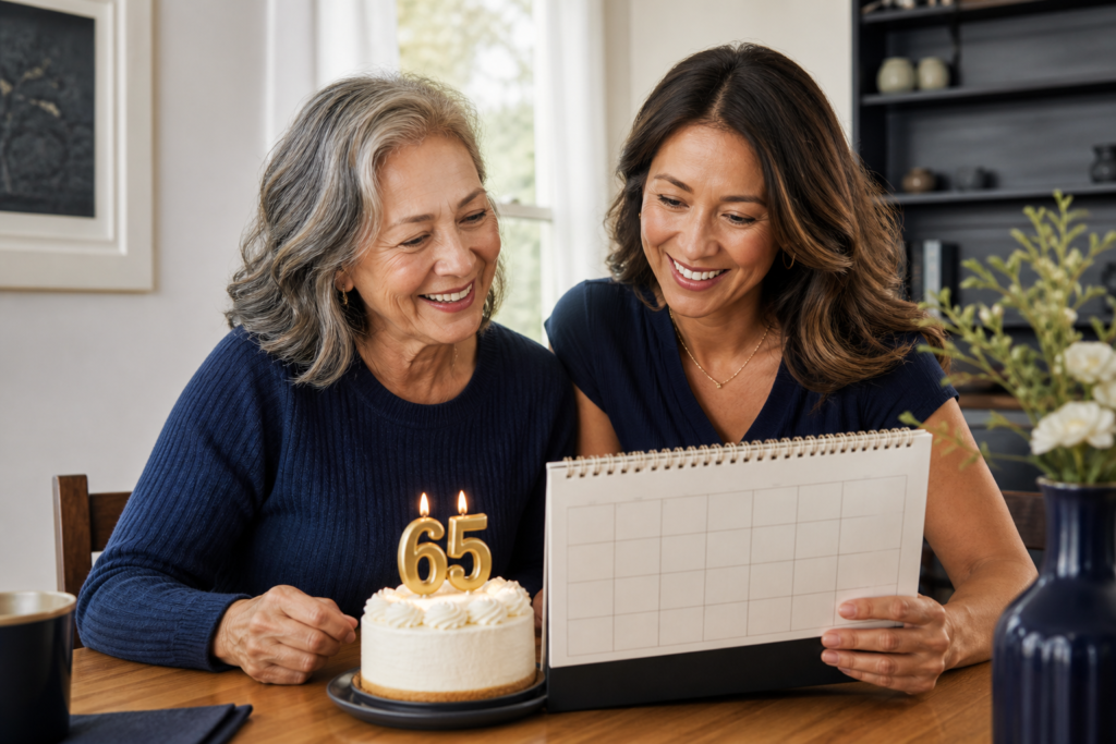 Woman preparing for Medicare as she approaches her 65th birthday