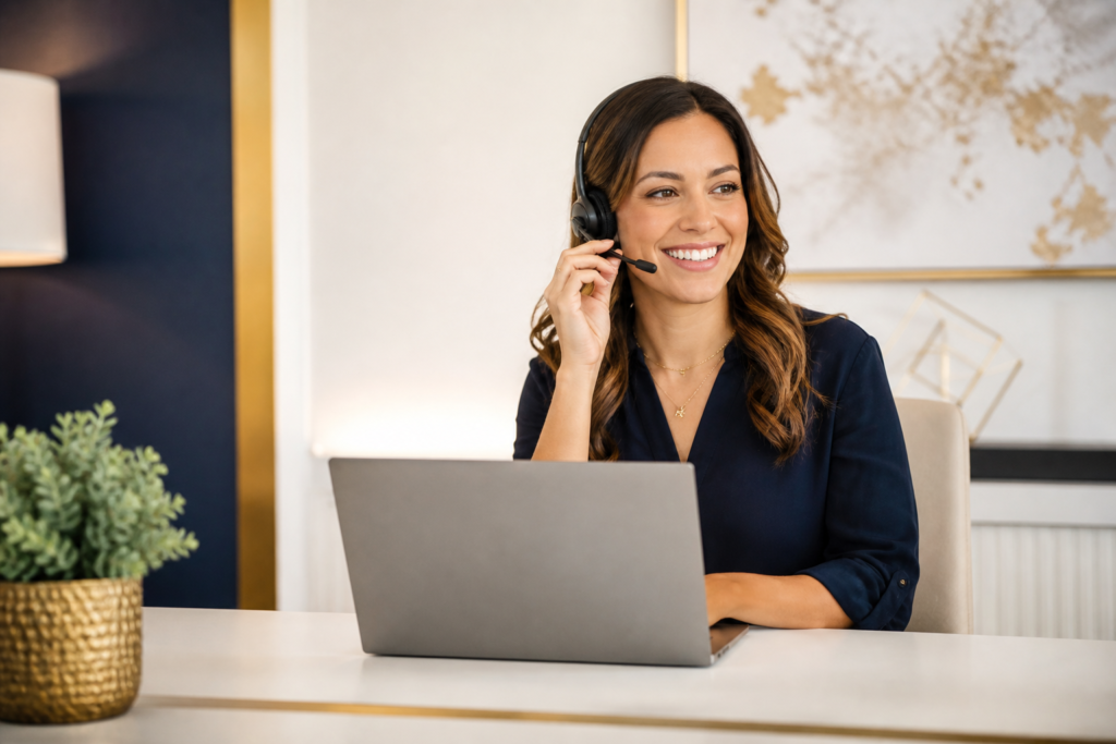 Gala Health customer care professional listening on a call